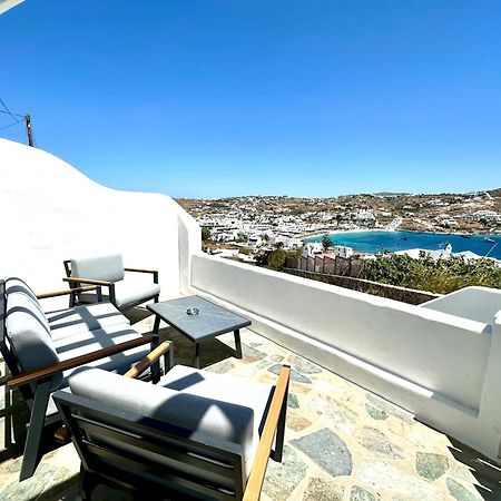 Modern Cycladic Sea View House Villa Ornos  Ngoại thất bức ảnh
