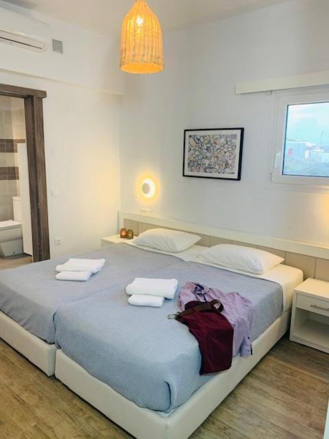 Modern Cycladic Sea View House Villa Ornos  Ngoại thất bức ảnh