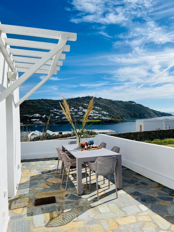 Modern Cycladic Sea View House Villa Ornos  Ngoại thất bức ảnh