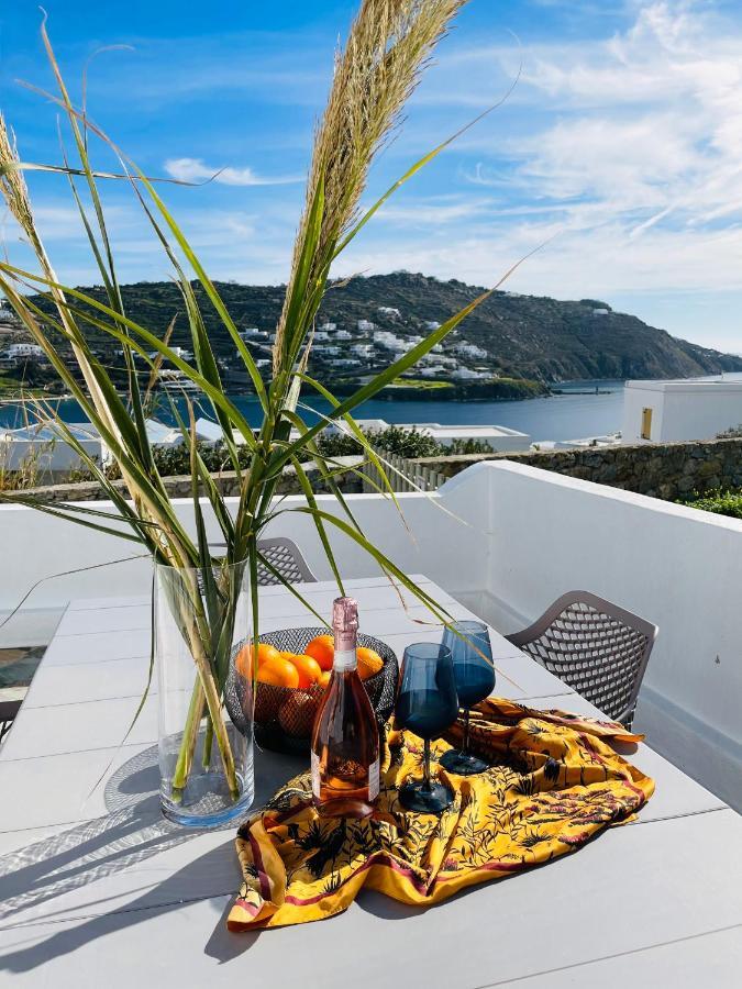 Modern Cycladic Sea View House Villa Ornos  Ngoại thất bức ảnh