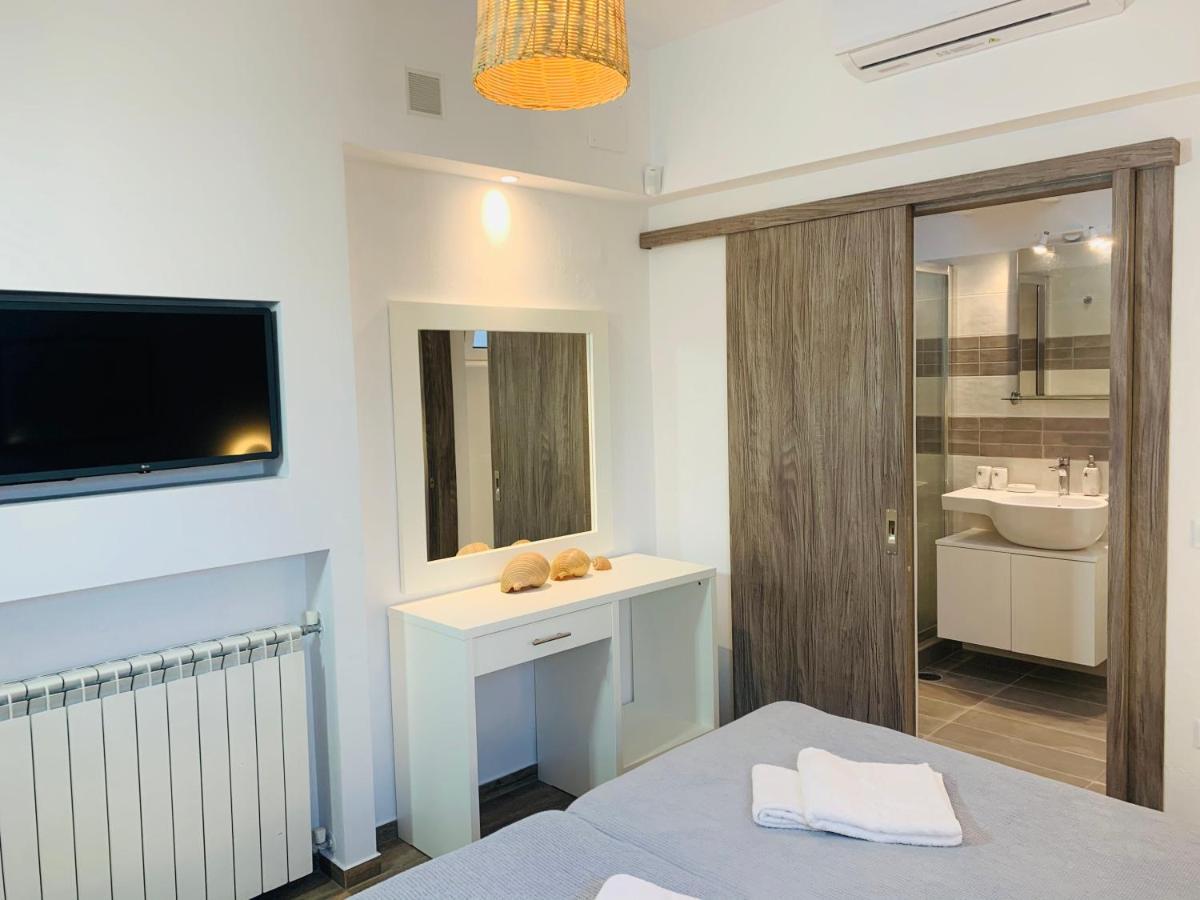 Modern Cycladic Sea View House Villa Ornos  Ngoại thất bức ảnh