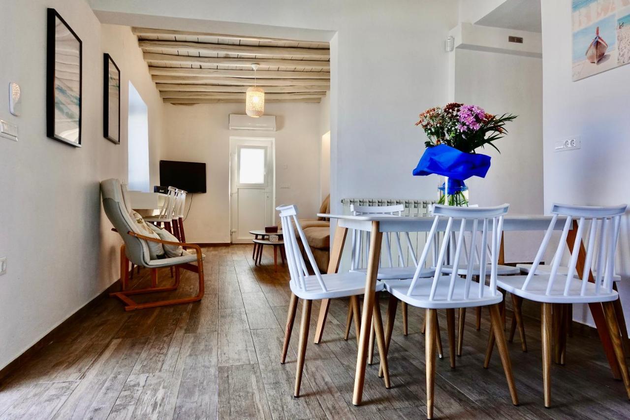 Modern Cycladic Sea View House Villa Ornos  Ngoại thất bức ảnh