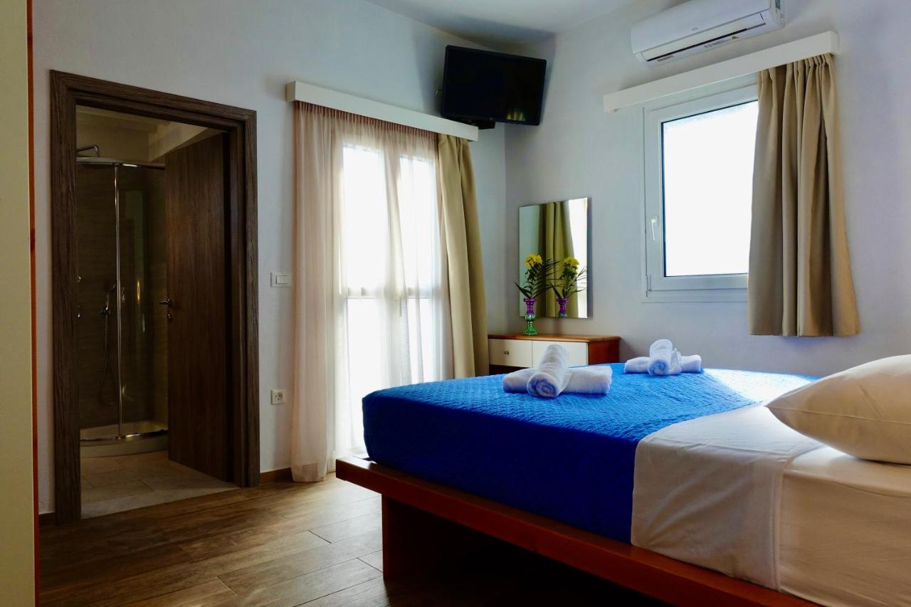 Modern Cycladic Sea View House Villa Ornos  Ngoại thất bức ảnh